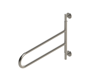 Barra Lateral Abatible Para Baño de 1″ en Acero Inoxidable