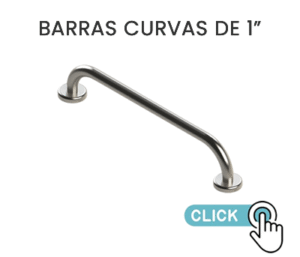 Barra curva de una pulgada